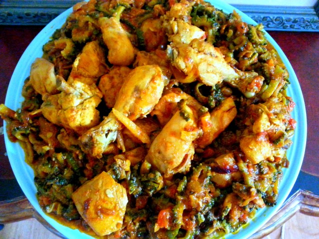 Chicken Karela (Bittergourd)