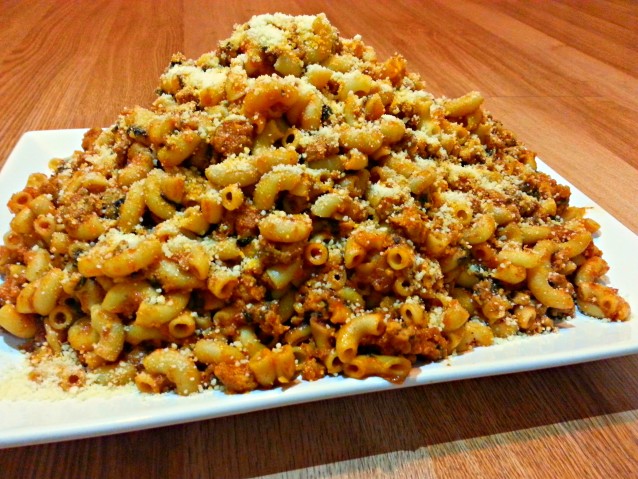 Skillet Cheese Macaroni and Beef