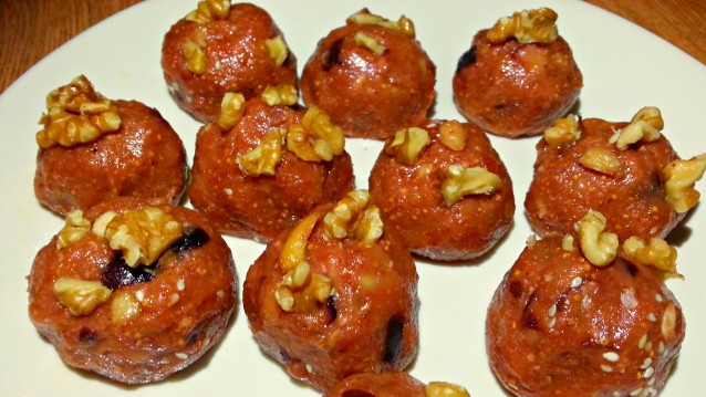 Fig and Butternut squash Sweet Balls- Anjeer Metha Kadu ka Ladu