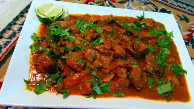 Dhuwan Dahi Gosht Salan- Steam Mutton Lamb Curry