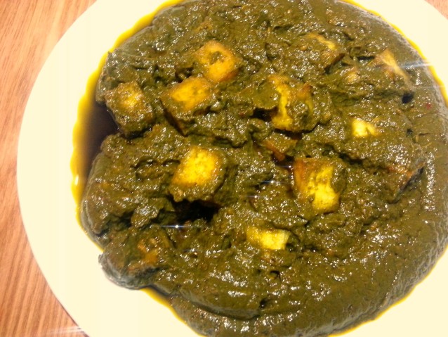 Punjabi Cuisine: Classic Palak Paneer with Olive Oil