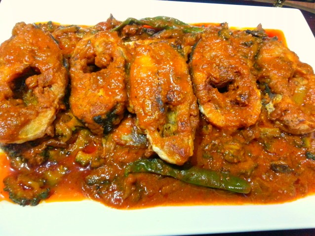 Machli Karela Ka Salan- Fish with Bitter Melon Curry