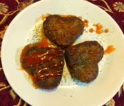 Chatpatay Kopra-Moongphali Shami Kebab