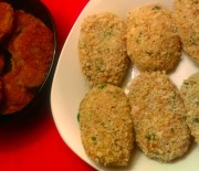Gobi Aloo Khopra Kabab- Cauliflower Potato and Coconut Cutlets