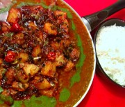 Karachi Cuisine: Whole Masoor Dal with Masala Potatoes