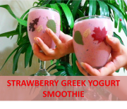 Strawberry Greek Yogurt (little blueberry)
