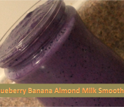 Blueberry Banana Almond Milk Smoothie