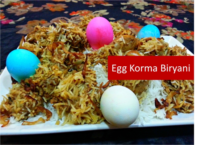 Egg Korma Biryani