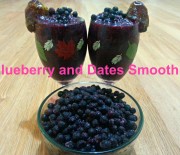 Blueberry and Dates Smoothie