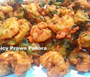 Spicy Prawn Pakora (Shrimp Pakora)