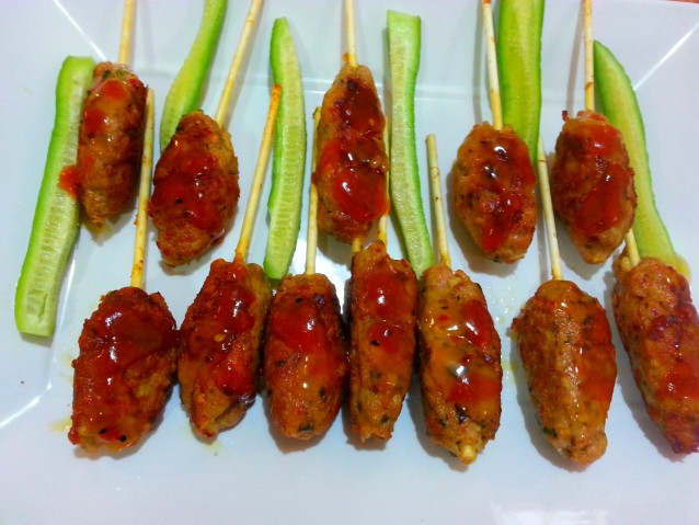 Best Chilli and Hot Chicken on Stick Recipe