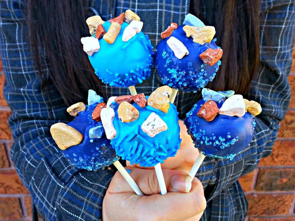 Blue Navy Cake Pops