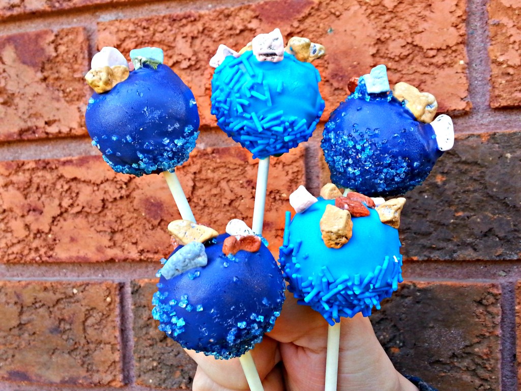 Blue Cake Pops