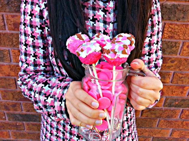 Pink Ice-cream Sprinkled Cake Pops