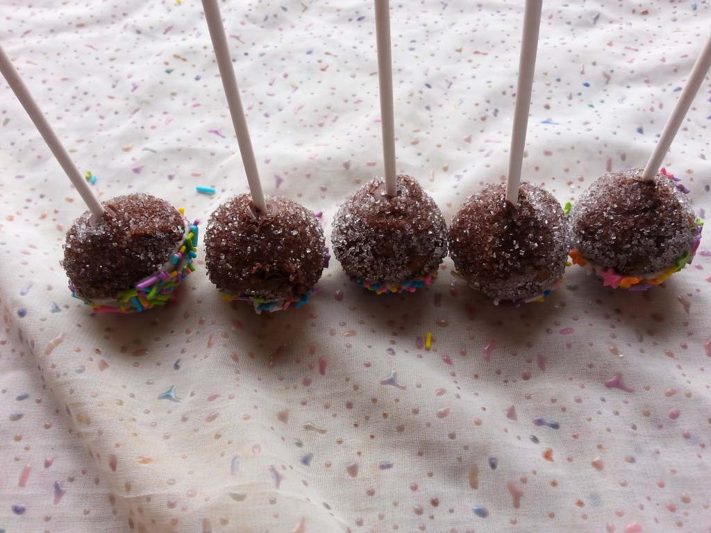 White Brown Color Theme Cakepops