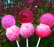 Girl Baby Shower Cake Pops