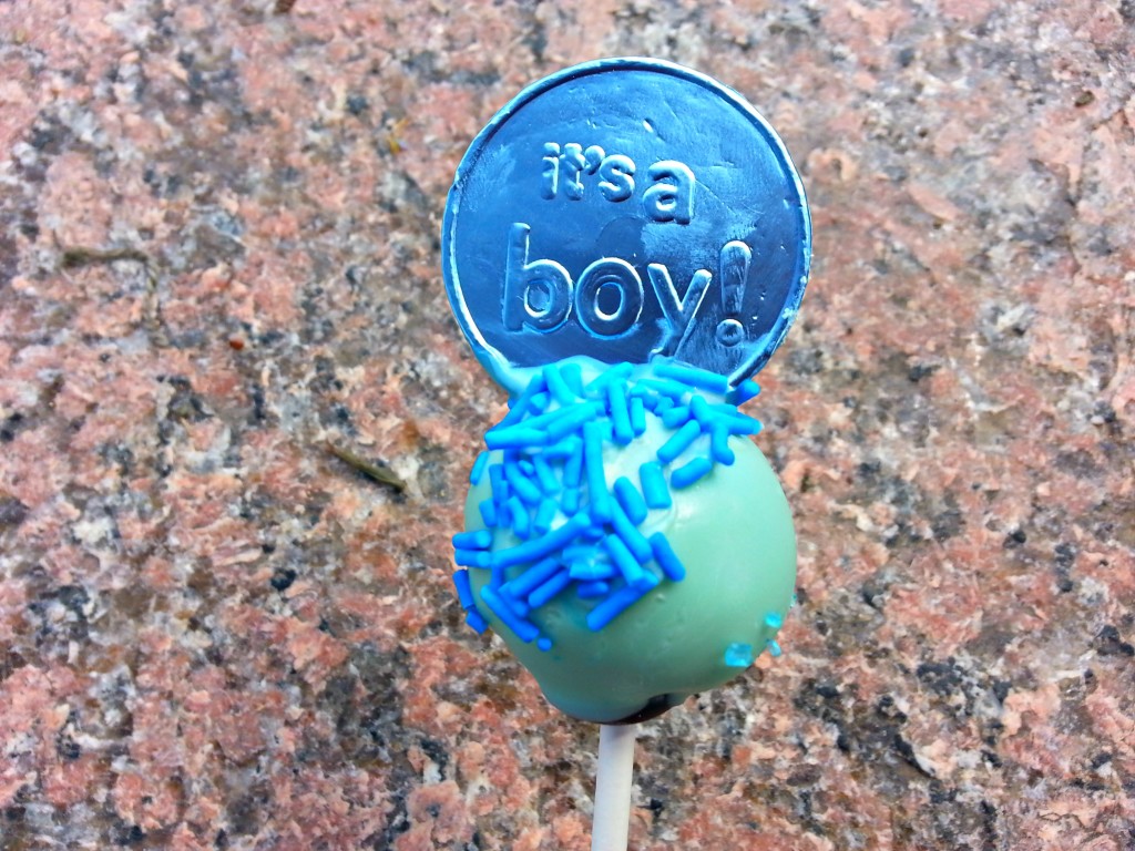 Blue Cake Pops for Boys