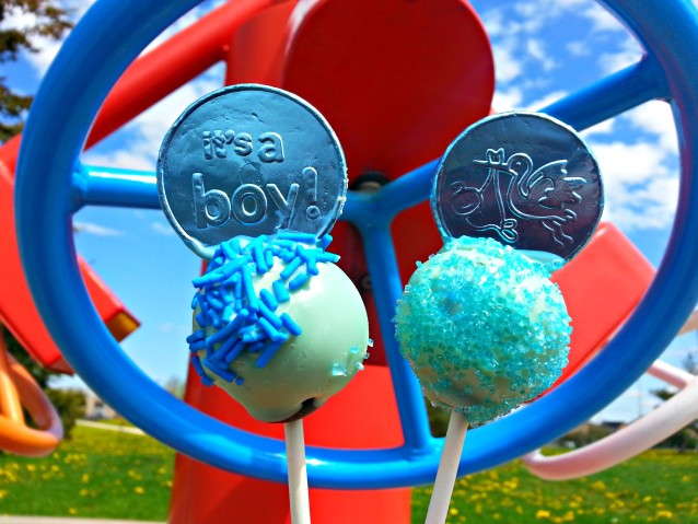 Baby Boy Cake Pops