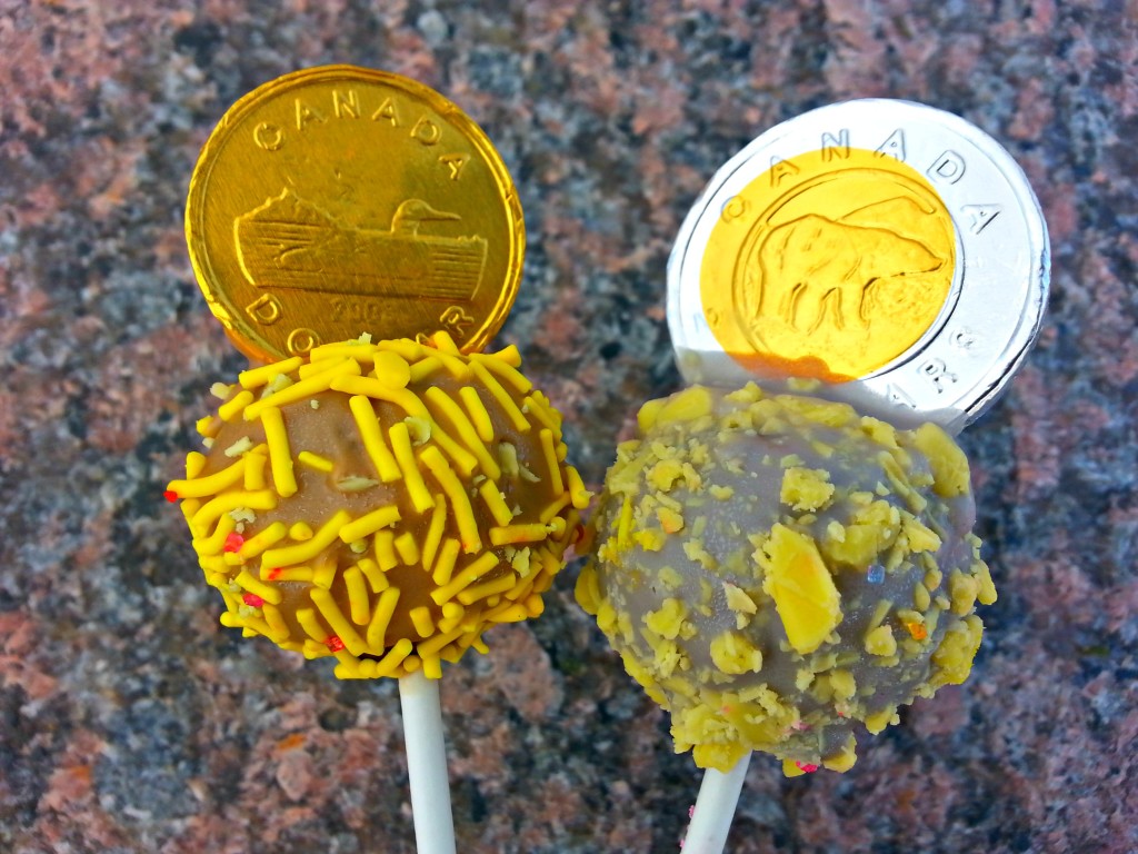 looney tooney coins Cake Pops