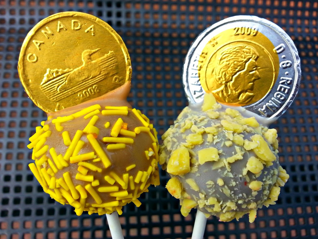 looney tooney coins Cake Pops