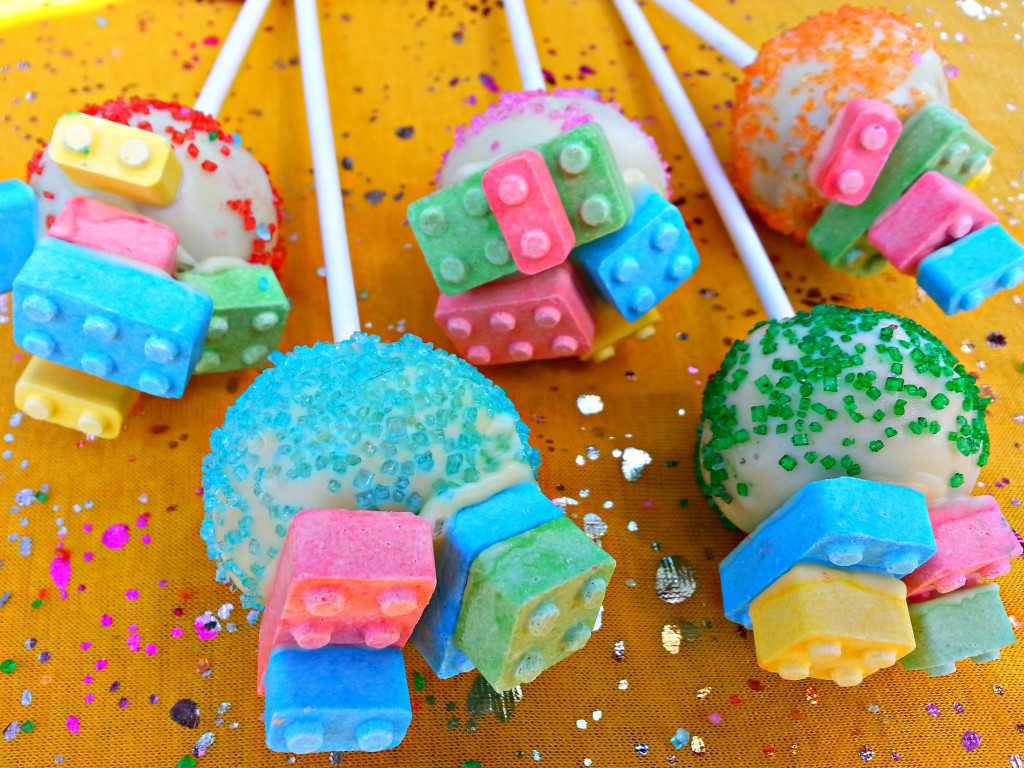 Yummy Lego Cake Pops