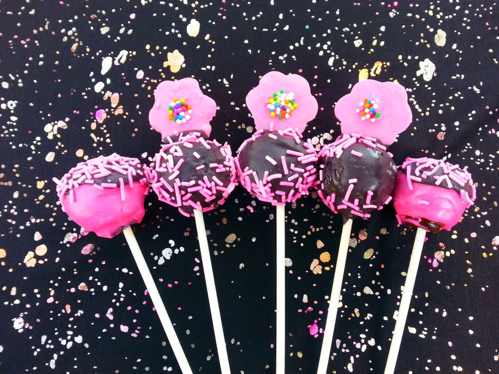 Black Pink Cake Pops