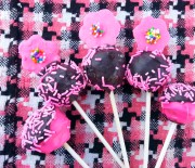 Black and Pink Cake Pops