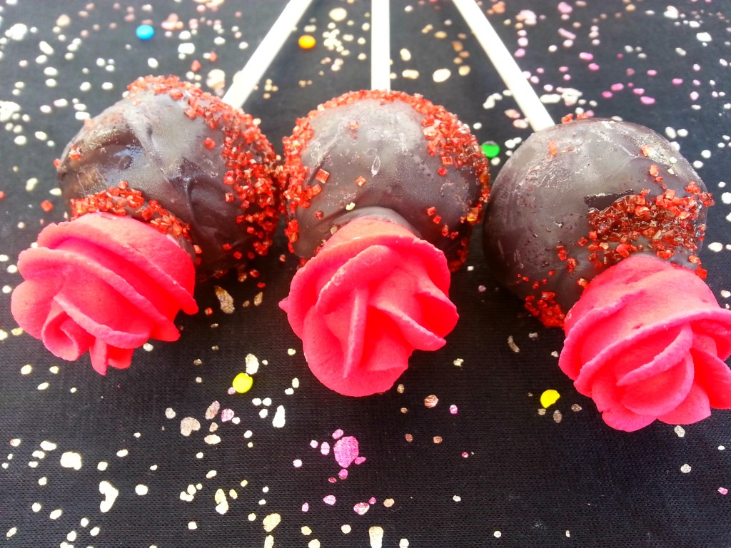 rose cake pops