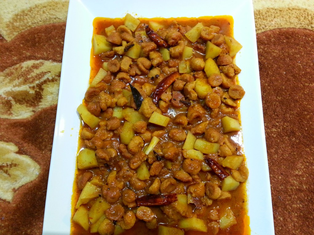 Soya chunks kurma 