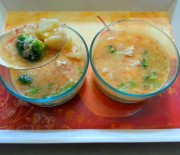 Hot and Sour Style- Broccoli and Cauliflower Soup