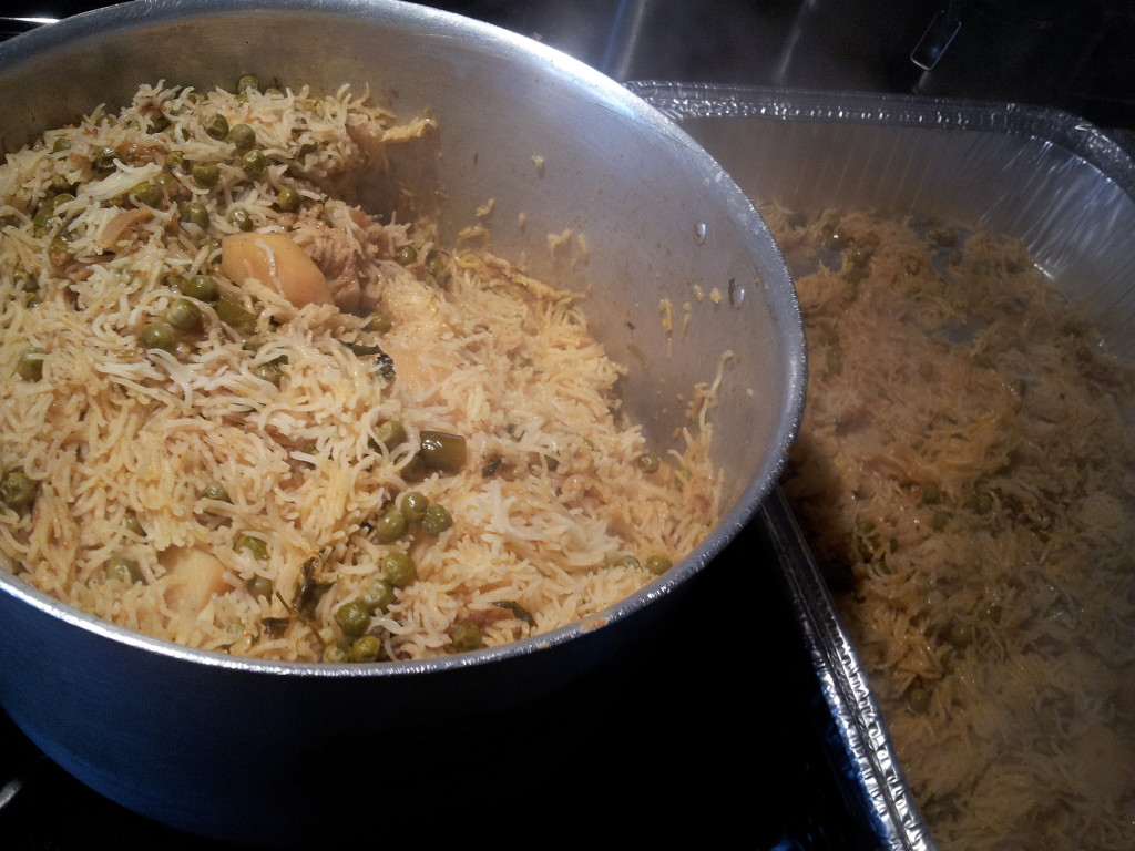 Peas and Aloo Pulao