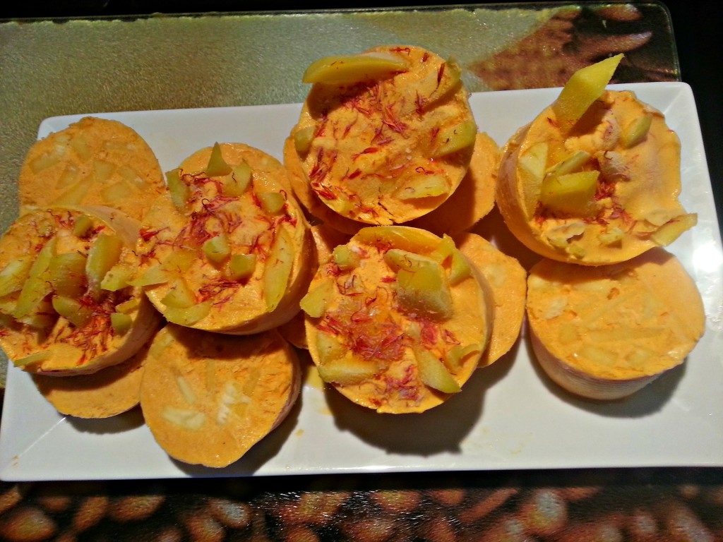 mango kulfi with condensed milk