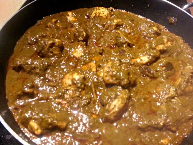 Spinach (Palak) Chicken Curry