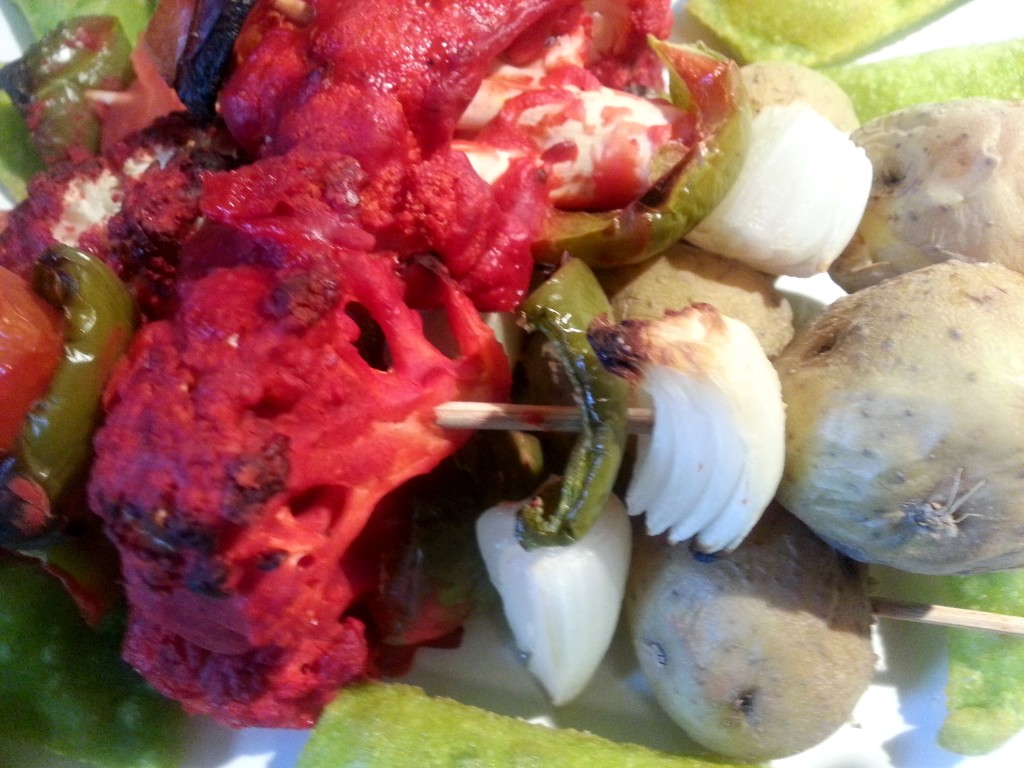 tandoori gobi recipe - grilled sabut gobi - grilled whole cauliflower
