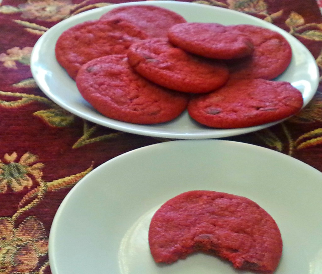 Red Velvet Chocolate Chip Cookies Recipe