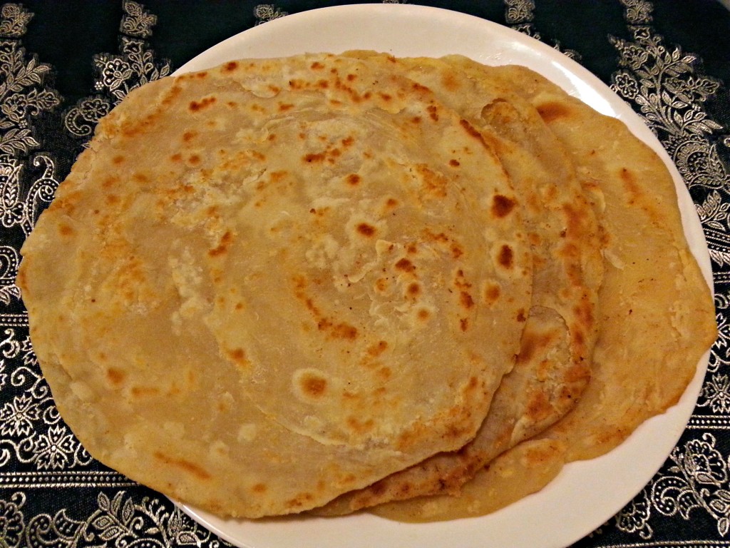Laccha paratha (Multi-layered flat-bread)